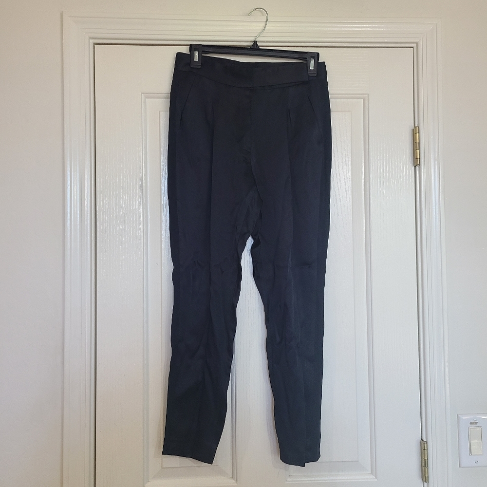 ALLSAINTS Cedie Navy Trouser Pants Italian Cloth Size 0